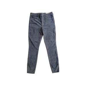 🌻 NWT American Eagle Hi-Rise Courderoy Jegging in Blue/Gray Size 8 Regular